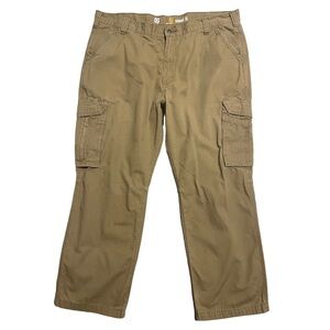 CARHARTT Men's Force Relaxed Fit Cargo Pants Size 42x30 Ripstop Khaki 101148-257